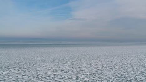Drone-footage-at-the-lake-Balaton-in-winter