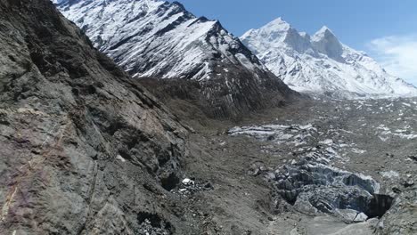 Gomukh-or-Gaumukh-Uttarakhand,-India
Gomukh-is-the-terminus-or-snout-of-the-Gangotri-Glacier---the-source-of-the-Bhagirathi-River,-one-of-the-primary-headstreams-of-the-Ganges-River