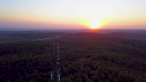 Orbiting-around-a-telecommunication-tower-in-Hungary