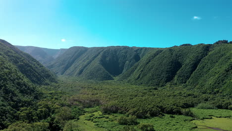 Imágenes-De-Drones-Del-Valle-De-Pololu-En-La-Isla-Grande-De-Hawaii