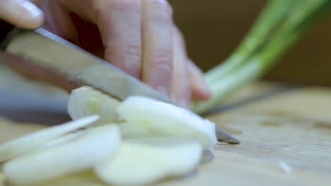 Cutting-spring-onion