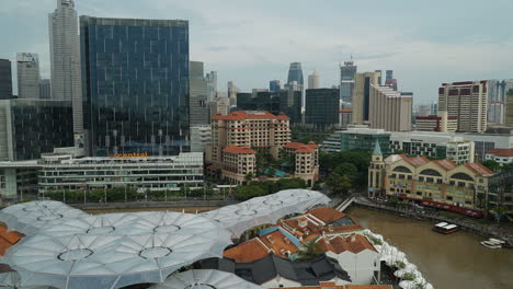 ángulo-Alto-Alejar-Clarke-Boat-Quay-Singapur