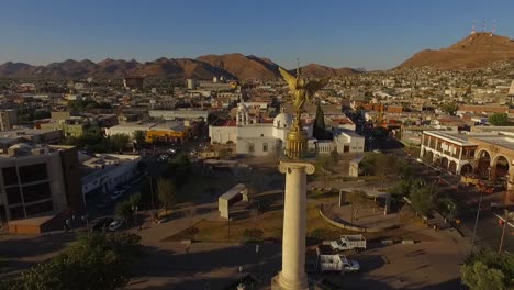 Angel-De-La-Libertad,-Monumento-En-Chihuahua-En-Honor-A-Hidalgo