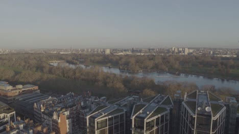 Aerial-view-of-One-Hyde-Park-including-Serpentine-Lake-and-Hyde-Park-in-London