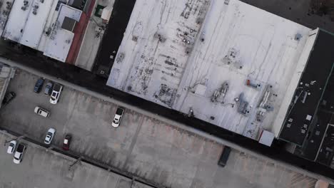 Luftaufnahmen-über-Einer-Stadt-Mit-Vielen-Gebäuden