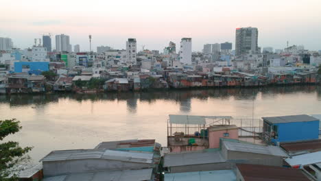 Evening-flight-along-the-canal-Ho-Chi-Minh-City