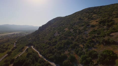 Luftaufnahme:-Die-Berge-Der-Insel-Samos,-Griechenland