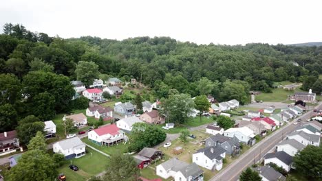 Fries-Virginia-aerial-flyover-of-mill-houses-in-textile-mill-community