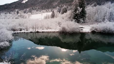 Zelenci-Quellen-An-Einem-Sehr-Kalten-Wintertag