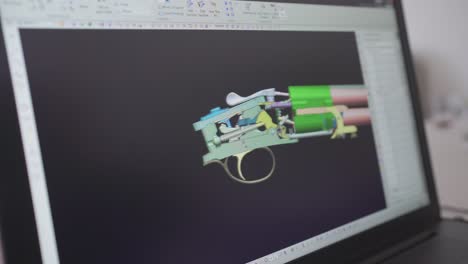Der-3D-Grafikdesigner-Arbeitet-Mit-Einer-High-Tech-Maus-An-Einem-Gewehrkonzept