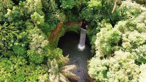 Tibumana-waterfall-Bali-Indonesia-film-from-drone
