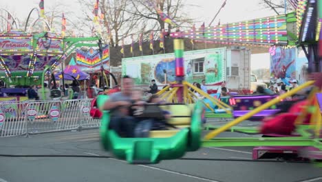 Lansdowne-Centre-Spring-Carnival-Amusement-Park-Ride,-Richmond-BC-Canada