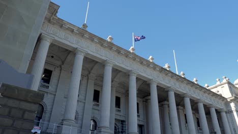 Casa-Del-Parlamento,-Edificio-Histórico,-Museo-De-Melbourne-Lugares-De-Turismo-De-Melbourne---Atracción,-Junio-De-2019
