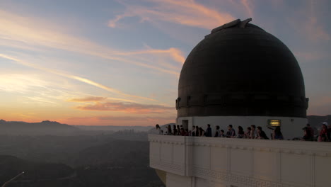Hermosa-Puesta-De-Sol-Desde-El-Observatorio-Griffith