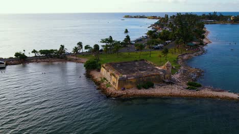 San-Juan-De-La-Cruz-Ist-Eine-Kleine-Festung-Gegenüber-Von-Los-Morillo-In-Puerto-Rico