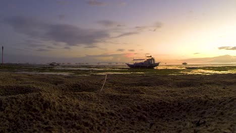 Zeitraffer-Des-Sonnenuntergangs-Auf-Der-Insel-Bohol-Auf-Den-Philippinen