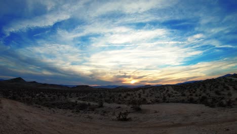 Desert-Time-lapse,-Mojave-Desert-California
