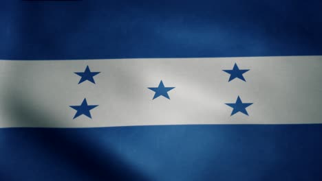 Flagge-Von-Honduras,-Zeitlupenschwenken