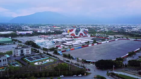 Aerial-View-Sunrise-Village-Urban-Development-Huilanwan-Hualian-Taiwan-空拍-台灣-花蓮-洄瀾灣-新天堂樂??