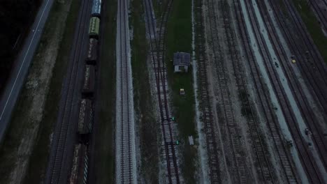 cargo-train-and-train-tracks-drone-shot