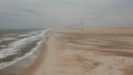 Luftaufnahme:-Windturbinen-In-Der-Nähe-Von-Atins,-Nordbrasilien