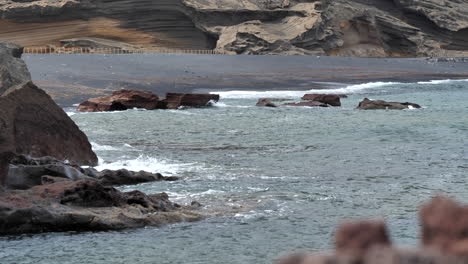 Lanzarote-landscape-with-its-black-beach.-Static