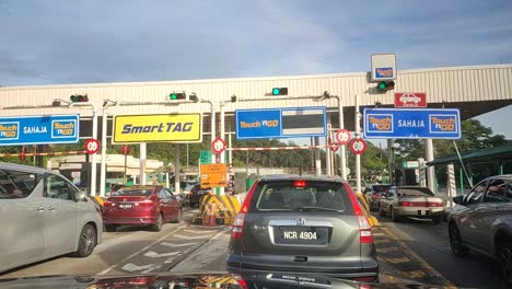 Highway-toll-plaza-in-Malaysia