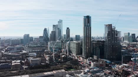 Rising-drone-shot-of-City-of-London-from-shoreditch