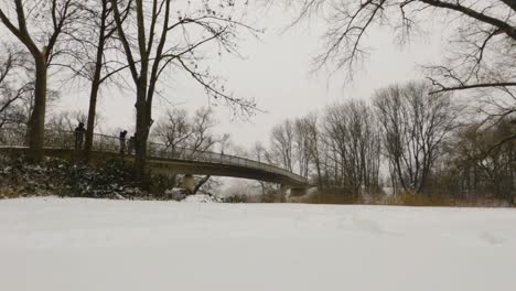 Eine-Eisenbrücke-In-Deutschland