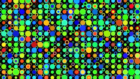 Abstrakter,-Farbenfroher-Animierter-Kreisring-Videoschleifenhintergrund-–-Breite-Komposition-Mit-4K-Auflösung