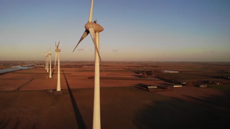 Aerial-view:-Wind-turbine-in-a-landscape