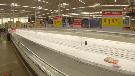 Empty-refrigerated-shelves-at-HEB-grocery-store