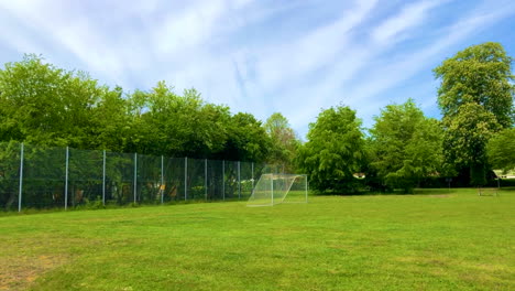 football-goal-in-green-park-field