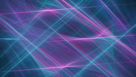 Neon-futuristische-Cyberpunk-Laserlinien-Und-Musikshow-Strahlen-Im-Hintergrund,-Die-Sich-Nahtlos-In-Blaue-Und-Rosa-Lichter-Verwandeln