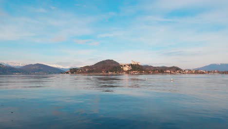 Maggiore-Lake-with-Angera-Castle-in-background