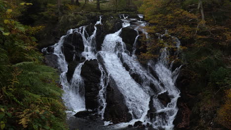Swallow-Falls-Waterfall-Flowing-Down-Rockface-In-North-Wales