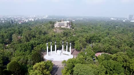 View-of-Chapultepec-castle-in-mexico-city