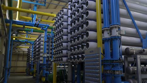 Interior-view-of-the-desalination-plant-in-Paphos,-Cyprus