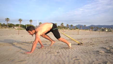 kettlebell-four-prop-race-while-the-sun-rises