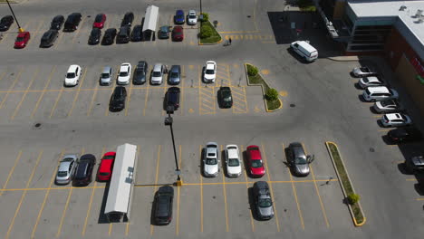 aerial-view-of-outdoor-car-parking,-vehicles,-transport,-urban,-city