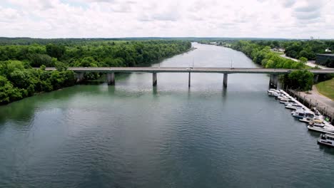 Augusta-Georgia,-Brücken-Entlang-Des-Savannah-River