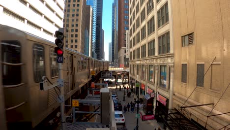 Elevated-Subway-Downtown-Heart-Of-Urban-City-Center