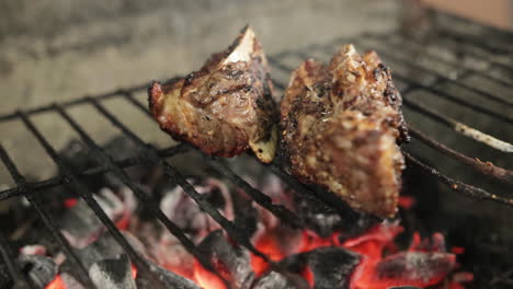 Marinated-Steak-Meat-Grilled-On-Charcoal-Grill