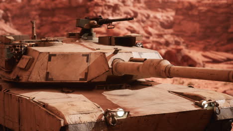 Tanque-Americano-Abrams-En-Afganistán