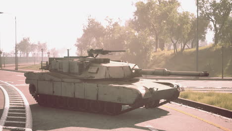 armored-tank-in-big-city