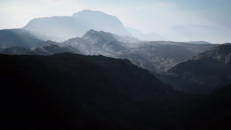 Montañas-áridas-En-Afganistán-En-Polvo