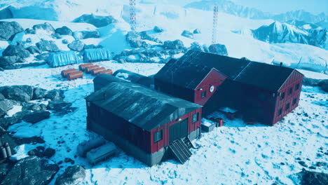 Antarktische-Stützpunkte-Auf-Der-Antarktischen-Halbinsel