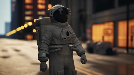 lonely-astronaut-in-deserted-city