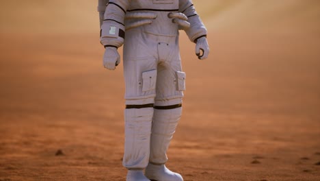 Astronaut-on-Mars-Surface.-Red-Planet-Covered-in-Gas-and-rock