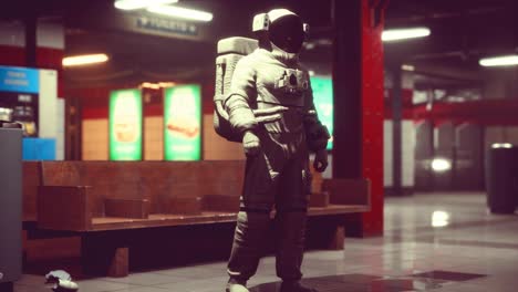 Astronaut-at-underground-metro-subway
